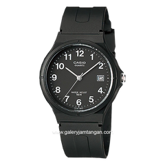 CASIO MW-59-1BVDF Black Resin Strap