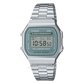 CASIO A168WA-3AYDF Digital Silver Stainless Steel