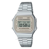 CASIO A168WA-8AYDF Digital Silver Stainless Steel