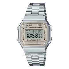 CASIO A168WA-8AYDF Digital Silver Stainless Steel