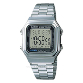 CASIO A178WA-1ADF Digital Stainless Steel
