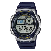 CASIO General AE-1000W-2AVDF Blue Silver Digital Rubber Strap