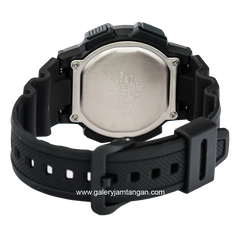 CASIO AE-1100W-1AVDF Black Silver Digital Rubber Strap