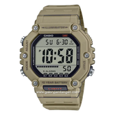 CASIO AE-1600H-5AVDF Duel Time Brown Resin Strap