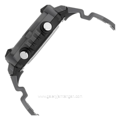 CASIO AE-1600H-8BVDF Duel Time Grey Resin Strap