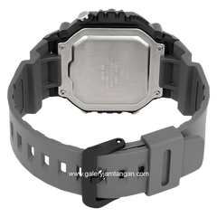 CASIO AE-1600H-8BVDF Duel Time Grey Resin Strap