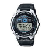 CASIO AE-2000W-1AVDF Digital Black Silver Resin Strap