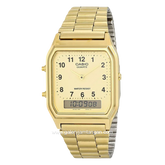 CASIO General AQ-230GA-9BMQ Digital Analog Full Gold Stainless Steel