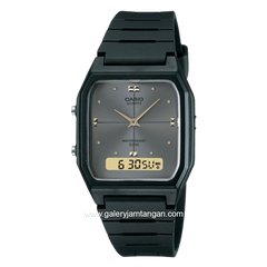 CASIO AW-48HE-8AVDF Black Analog Digital Rubber Strap