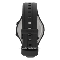 CASIO AW-90H-7EVDF Black Dial White Resin Strap