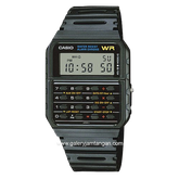 CASIO Youth Vintage CA-53W-1ZDR Black Databank Digital Rubber Strap
