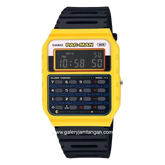 CASIO PAC-MAN CA-53WPC-1BDR Dual Time Black Yellow Resin Strap