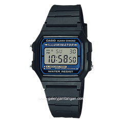 CASIO General F-105W-1ADF Black Digital Rubber Strap