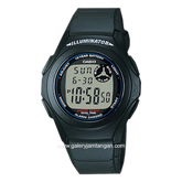 CASIO F-200W-1ADF Digital Black Resin Strap