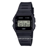 CASIO F-91WB-1ADF Digital Black Resin Strap