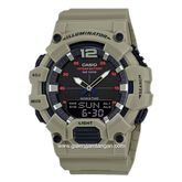 CASIO HDC-700-3A3VDF Dual Time Cream Resin Strap