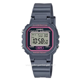 CASIO General LA-20WH-8ADF Grey Digital Rubber Strap