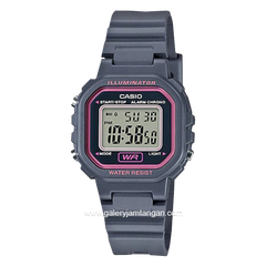 CASIO General LA-20WH-8ADF Grey Digital Rubber Strap