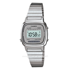 CASIO LA670WA-7DF Silver Digital Stainless Steel