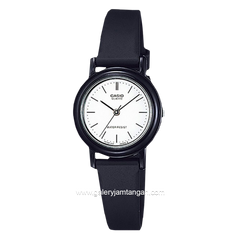 CASIO LQ-139BMV-7ELDF Black Dial White Resin Strap