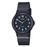 CASIO LQ-24B-1BDF Black Resin Strap