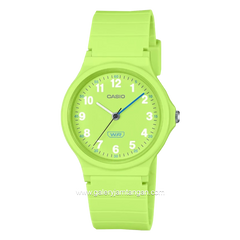 CASIO LQ-24B-3BDF Green Resin Strap