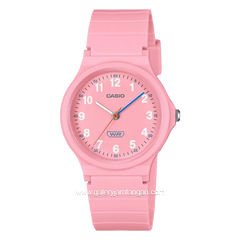 CASIO LQ-24B-4BDF Pink Resin Strap