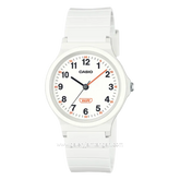 CASIO LQ-24B-7BDF Full White Resin Strap
