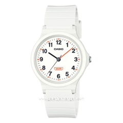 CASIO LQ-24B-7BDF Full White Resin Strap