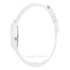 CASIO LQ-24B-7BDF Full White Resin Strap