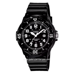 CASIO General LRW-200H-1BVDF Black Rubber Strap