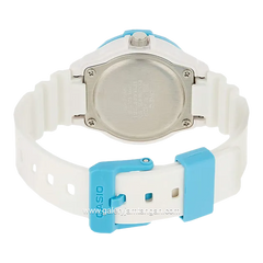 CASIO YOUTH LRW-200H-2BVDF White Blue Resin Strap
