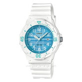 CASIO General LRW-200H-2CVDF White Dial Blue Rubber Strap