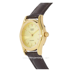 CASIO LTP-1094Q-9ARDF Brown Gold Leather Strap