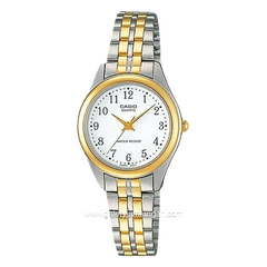 CASIO LTP-1129G-7BRDF Silver Gold Stainless Steel