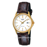 CASIO General LTP-1183Q-7ADF Brown Gold Dial White White