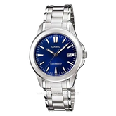 CASIO LTP-1215A-2A2DF Silver Dial Blue Stainless Steel