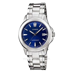 CASIO LTP-1215A-2A2DF Silver Dial Blue Stainless Steel