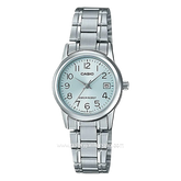 CASIO LTP-V002D-2BUDF Full Silver Stainless Steel