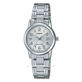 CASIO LTP-V002D-7BUDF Silver Dial White Stainless Steel