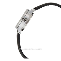 CASIO LTP-V002L-1B3UDF Black Silver Leather Strap