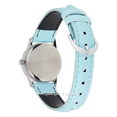 CASIO LTP-V002L-2B3UDF Blue Silver Leather Strap