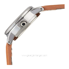 CASIO LTP-V002L-7B3UDF Brown Silver Leather Strap