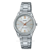 CASIO LTP-V005D-7B2UDF Silver Hour Marker Rosegold Stainless Steel