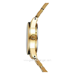 CASIO LTP-V006G-7BUDF Gold Dial White Stainless Steel