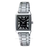 CASIO General LTP-V007D-1BUDF Silver Dial Black Stainless Steel