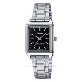 CASIO General LTP-V007D-1EUDF Silver Dial Black Stainless Steel