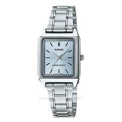 CASIO LTP-V007D-2EUDF Silver Dial White Stainless Steel