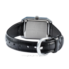 CASIO LTP-V007L-7E1UDF Black Silver Leather Strap