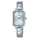 CASIO LTP-V009D-2EUDF Silver Dial White Stailess Steel